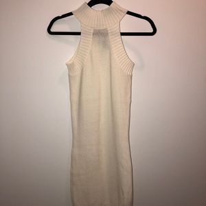 Cream Sweater Dress